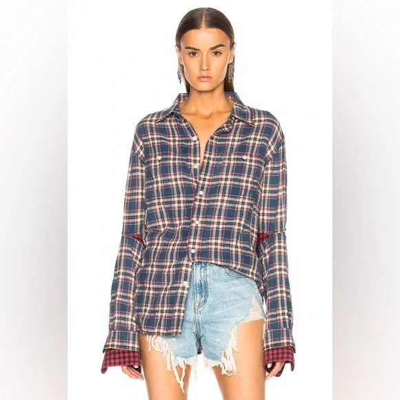 R13 Double sleeve Shirt. Size XS